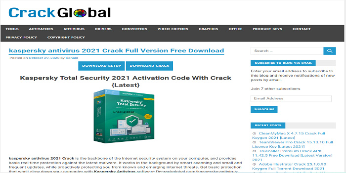 Kaspersky crackglobal Web Safety Serial Secret Free Download And Install